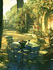 Famous Sunlit Paintings - Sunlit Terrace Crillon le Brave